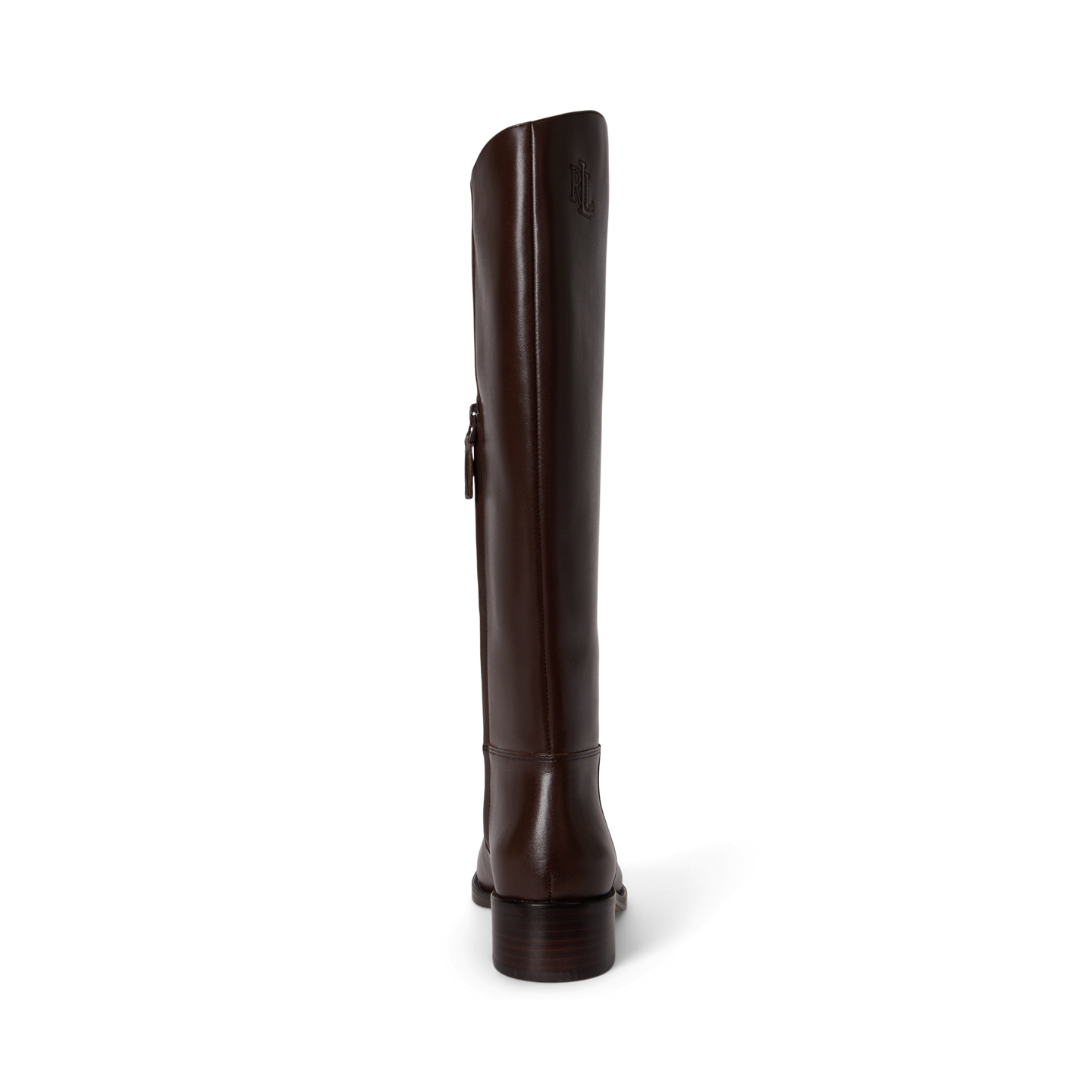 Женские ботинки Ralph Lauren Kyle Calfskin Tall, цвет: Каштановый коричневый — фото 2