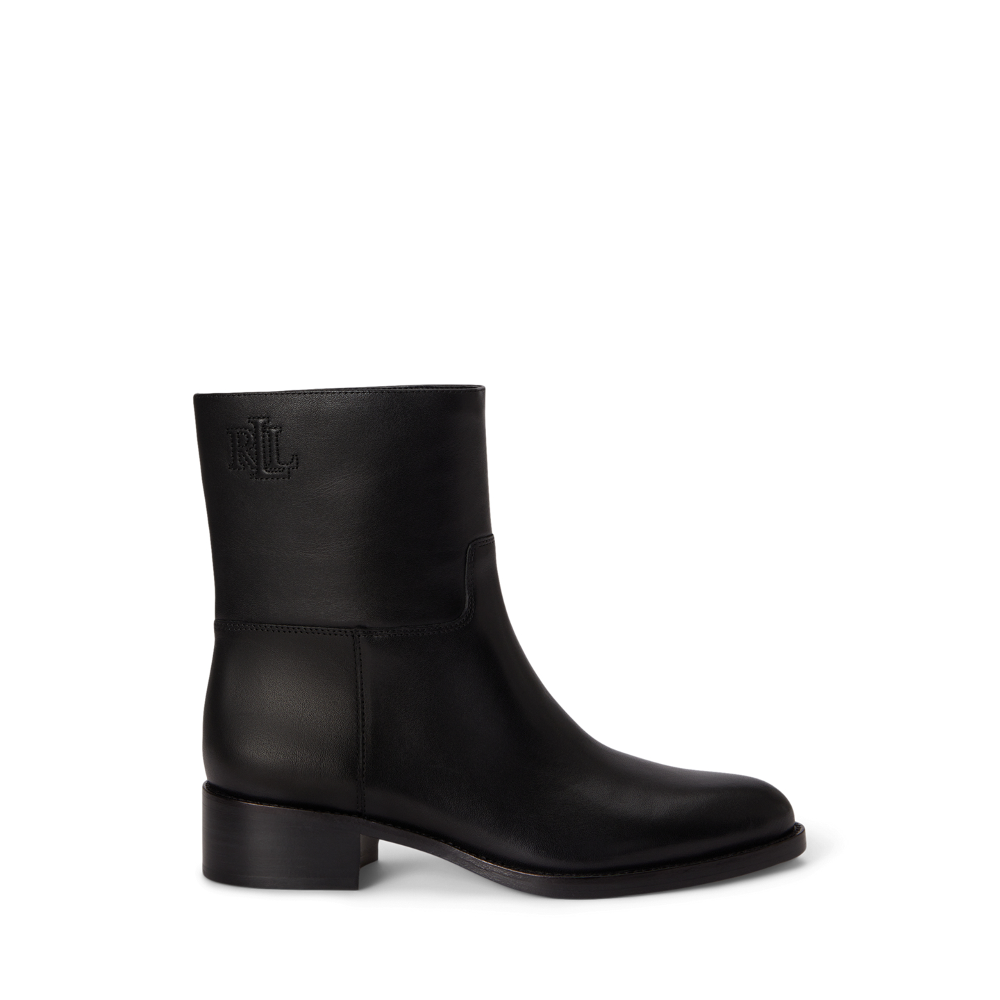 Женские ботинки Ralph Lauren Kyle Calfskin Bootie, цвет: Чёрный — фото 3