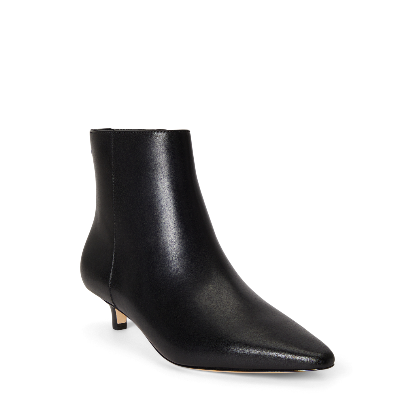 Женские ботинки Ralph Lauren Francesca Calfskin Bootie, цвет: Чёрный — фото 1