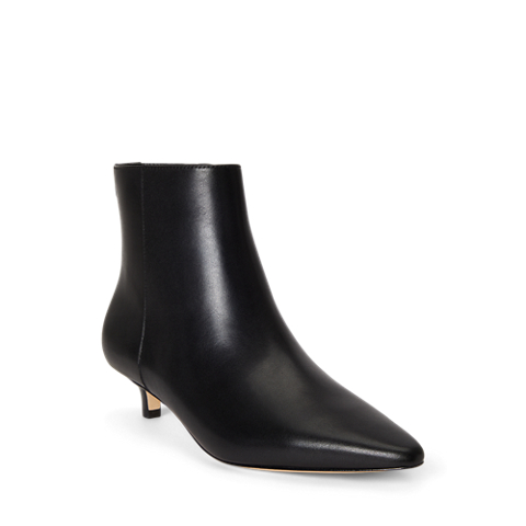 Женские ботинки Ralph Lauren Francesca Calfskin Bootie, цвет: Чёрный