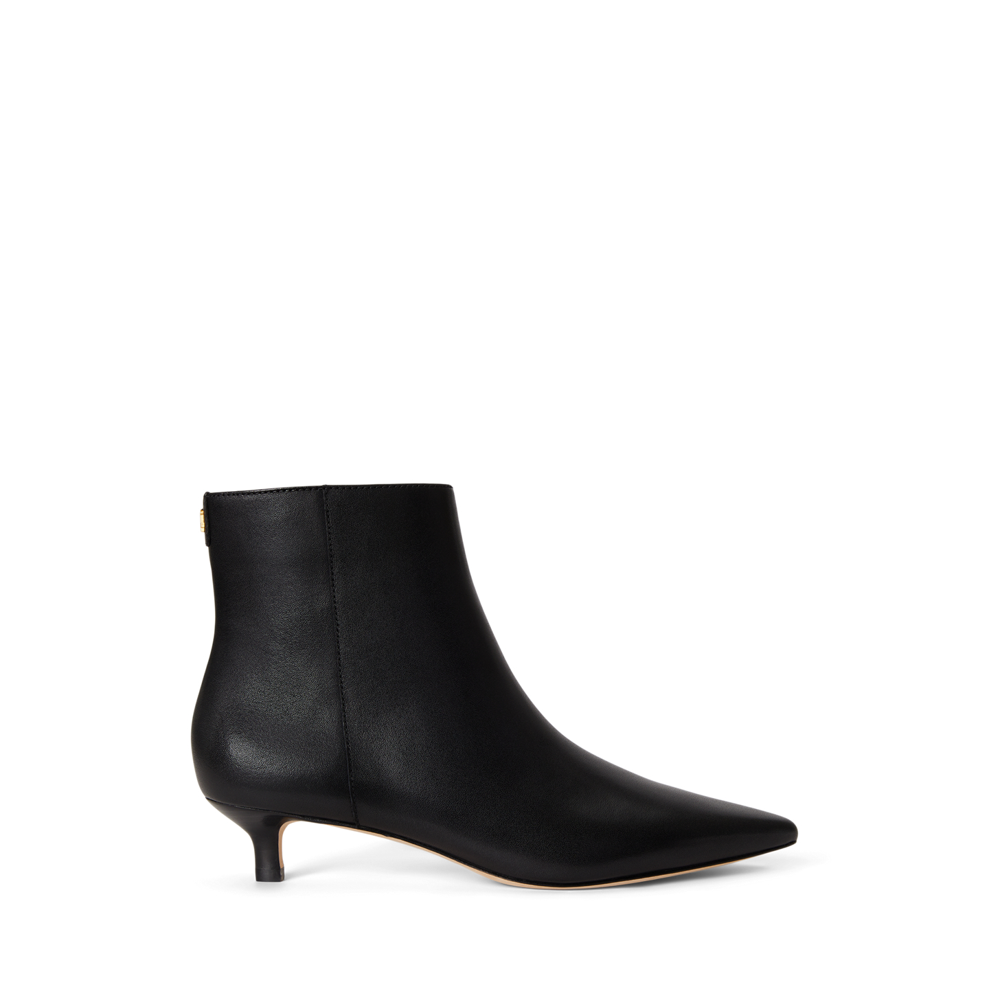 Женские ботинки Ralph Lauren Francesca Calfskin Bootie, цвет: Чёрный — фото 4