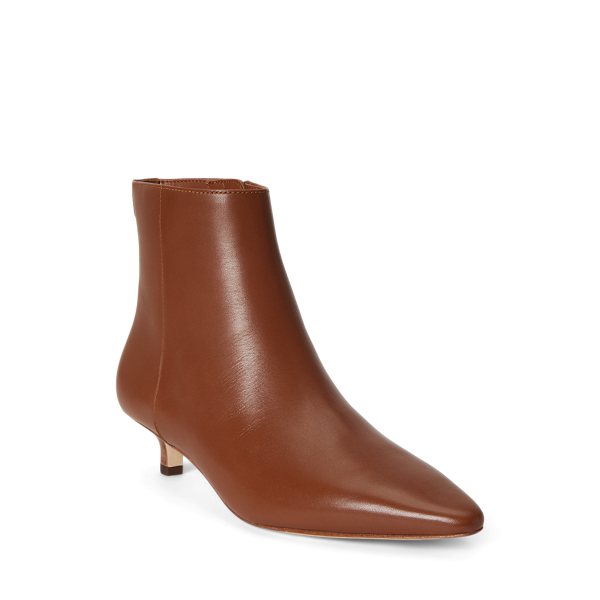 Lauren Tan Francesca Calfskin Bootie Lauren 2