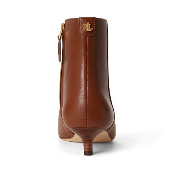 Lauren Tan Francesca Calfskin Bootie Lauren 3
