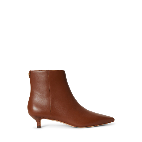 Lauren Tan Francesca Calfskin Bootie Lauren 1