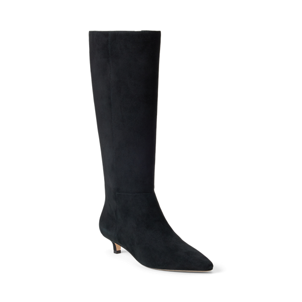 Botas de cano alto Francesca em camur&ccedil;a