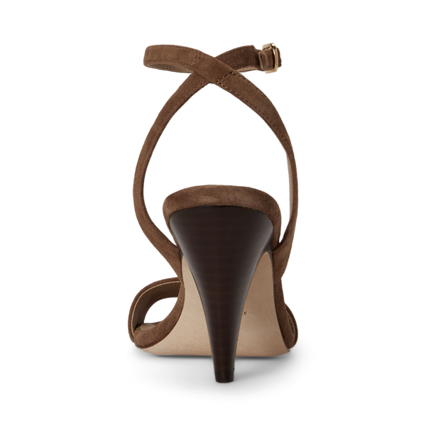 Light Tobacco Gracy Sheep-Suede Sandal Lauren 3
