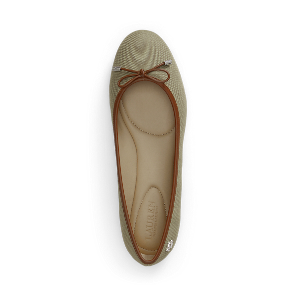 Light Agave/Lauren Tan Jayna Washed Canvas Flat Lauren 4