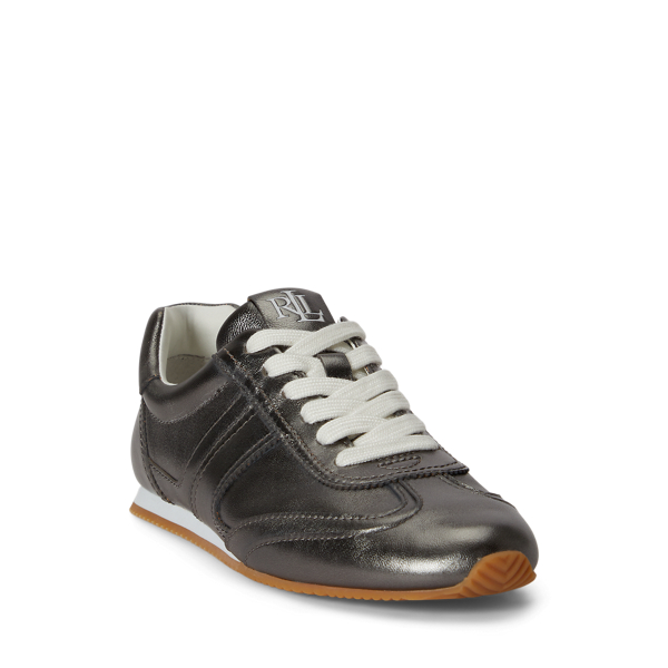 Dani Metallic Nappa Low-Profile Sneaker
