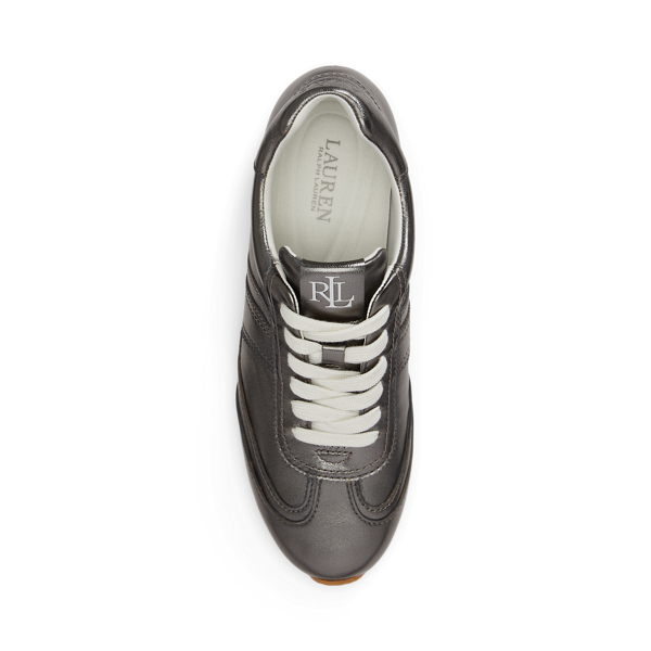 Dani Metallic Nappa Low-Profile Sneaker