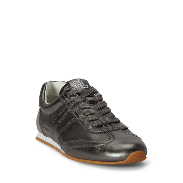 Dani Metallic Nappa Low-Profile Sneaker