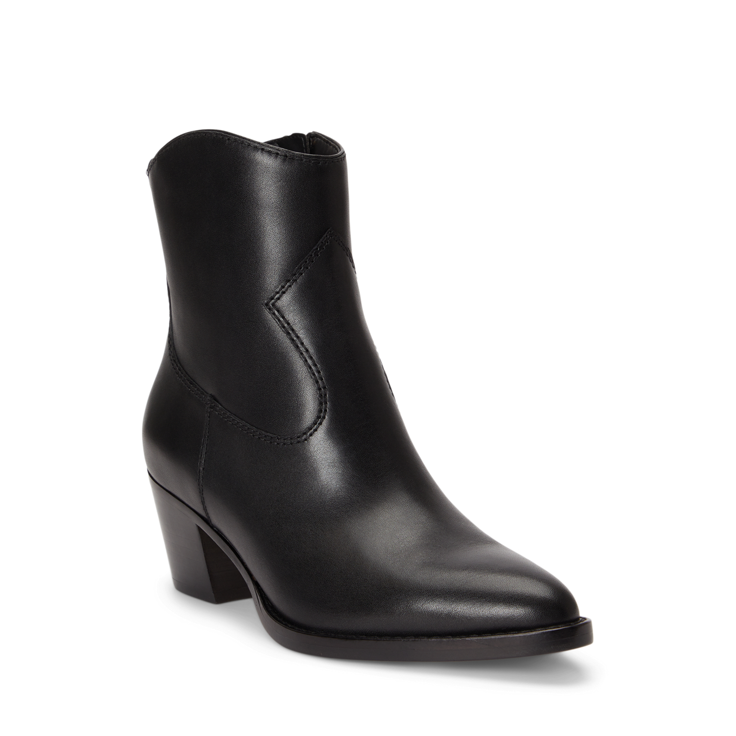 Женские ботинки Ralph Lauren Harpher Calfskin Bootie, цвет: Чёрный — фото 1