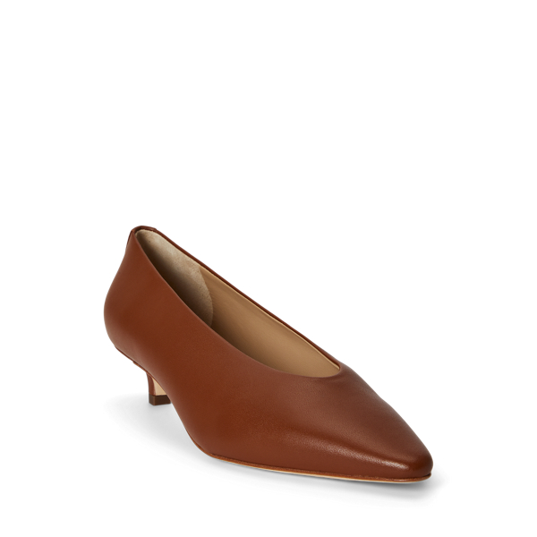 Lauren Tan Francesca Nappa Leather Pump Lauren 2