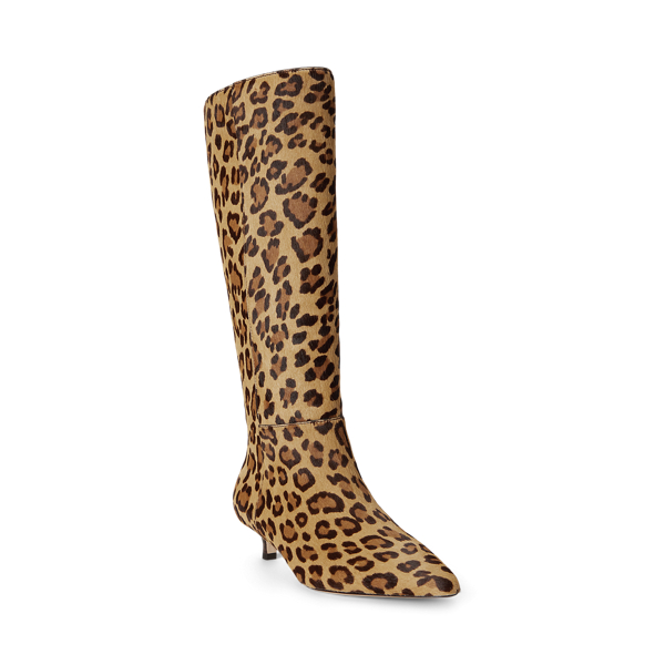 Bottes hautes Francesca poil de vachette