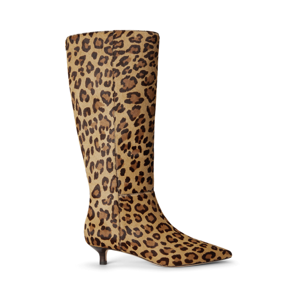 Bottes hautes Francesca poil de vachette