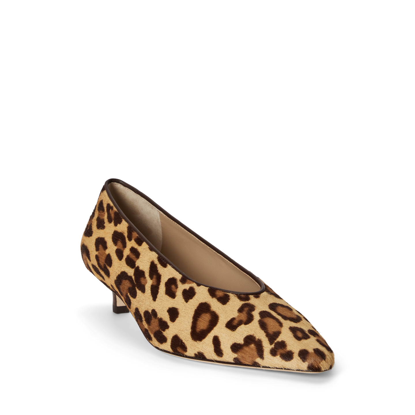 Женские туфли Ralph Lauren Francesca Leopard-Print Haircalf, цвет: Леопардовый — фото 1