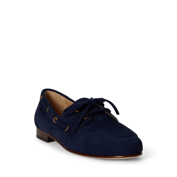 Refined Navy Perri Nubuck Loafer Lauren 2
