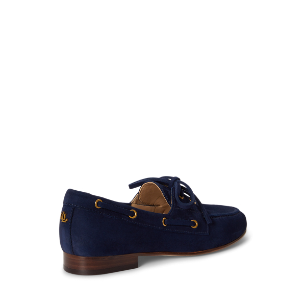 Refined Navy Perri Nubuck Loafer Lauren 3
