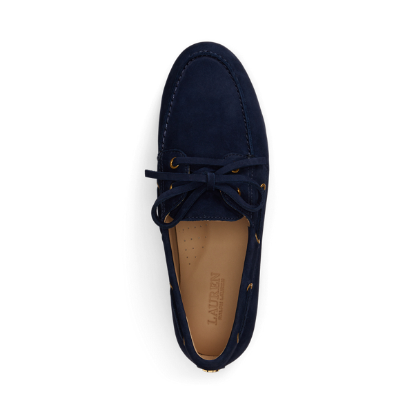Refined Navy Perri Nubuck Loafer Lauren 4
