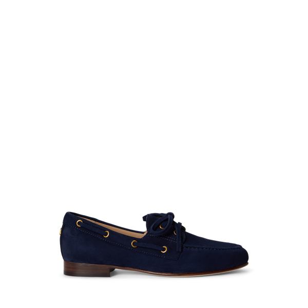 Refined Navy Perri Nubuck Loafer Lauren 1