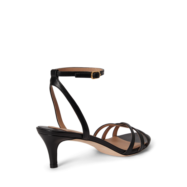 Ledersandale Kendyl mit Kitten-Heel