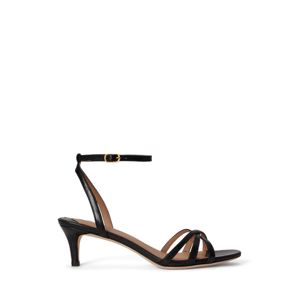 Ledersandale Kendyl mit Kitten-Heel