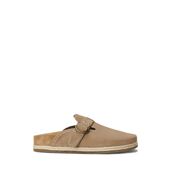 Milkshake Turbach Suede Clog Sandal Polo Ralph Lauren 1