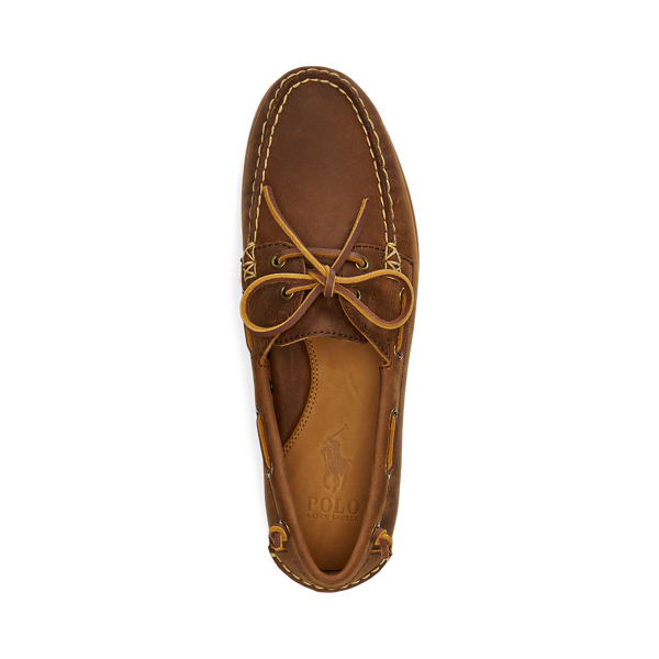 Merton Leather Boat Shoe for Men Ralph Lauren UK