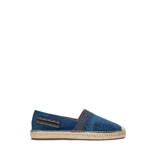 Indigo Cevio Indigo Patchwork Espadrille Polo Ralph Lauren 1