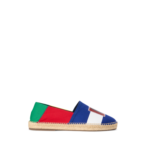 Cevio Color-Blocked Canvas Espadrille