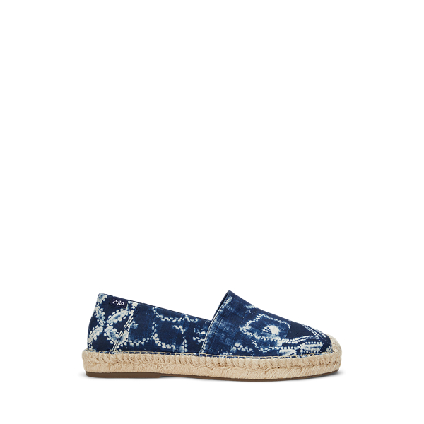 Cevio Scenic-Print Canvas Espadrille