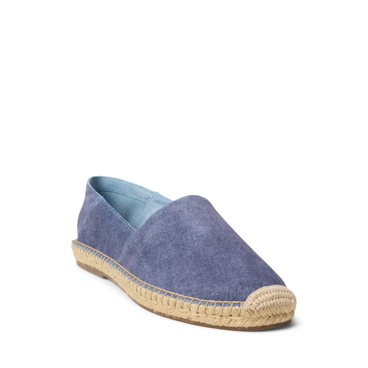 Мужские сандалии Ralph Lauren Cevio Leather Espadrille, цвет: Синий — фото 1