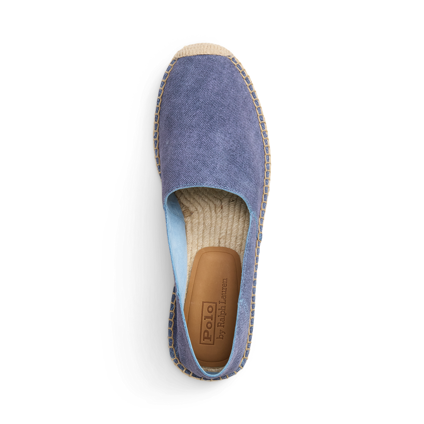 Мужские сандалии Ralph Lauren Cevio Leather Espadrille, цвет: Синий — фото 3