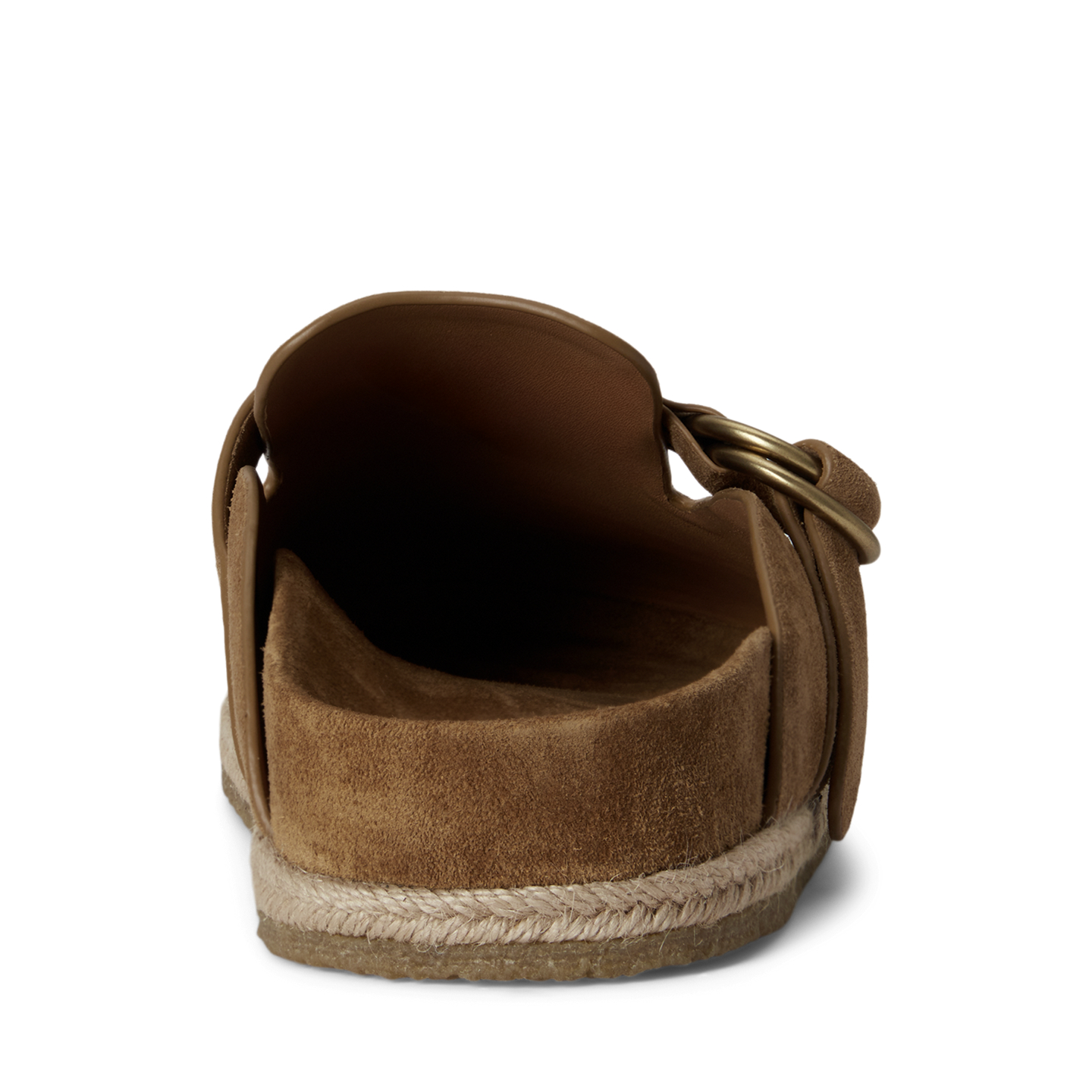 Мужские сандалии Ralph Lauren Turbach Suede Clog Sandal, цвет: Каштановый — фото 2