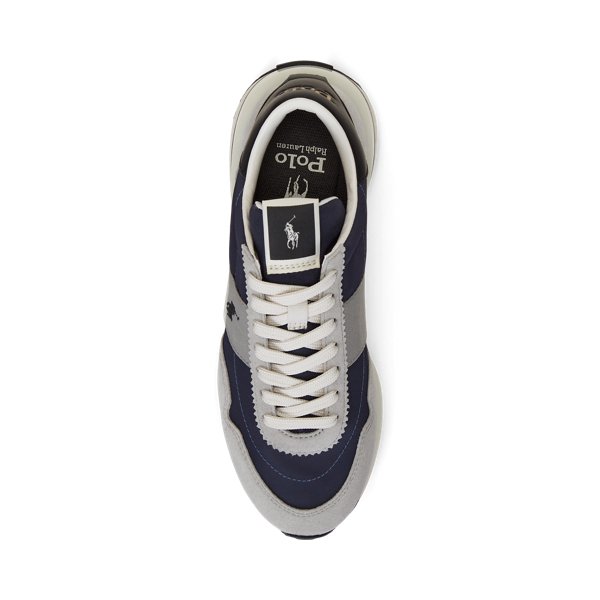 Newport Navy Train 89 Leather & Canvas Sneaker Polo Sport 4