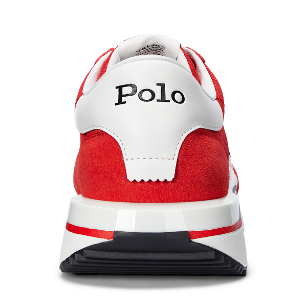 Sneaker Train&nbsp;89 aus Leder und Segeltuch Polo Sport in Rosenblatt 3