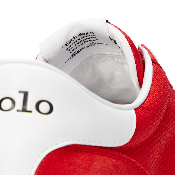 Sneaker Train&nbsp;89 aus Leder und Segeltuch Polo Sport in Rosenblatt 5