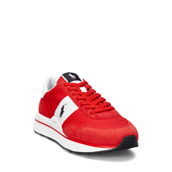 Sneaker Train&nbsp;89 aus Leder und Segeltuch Polo Sport in Rosenblatt 6