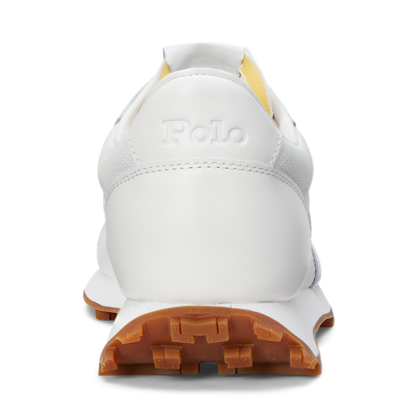 Baskets Trail 125 en cuir et filet