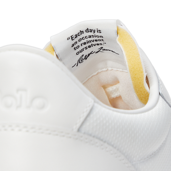 Baskets Trail 125 en cuir et filet