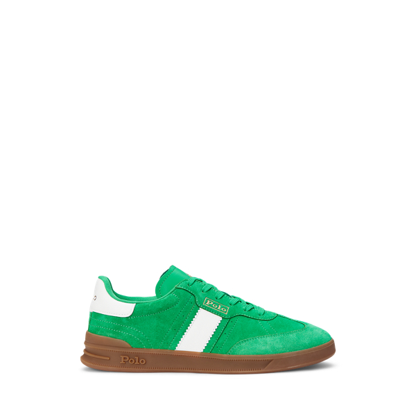 Summer Green Sneaker Heritage Aera aus Wildleder Polo Sport 1