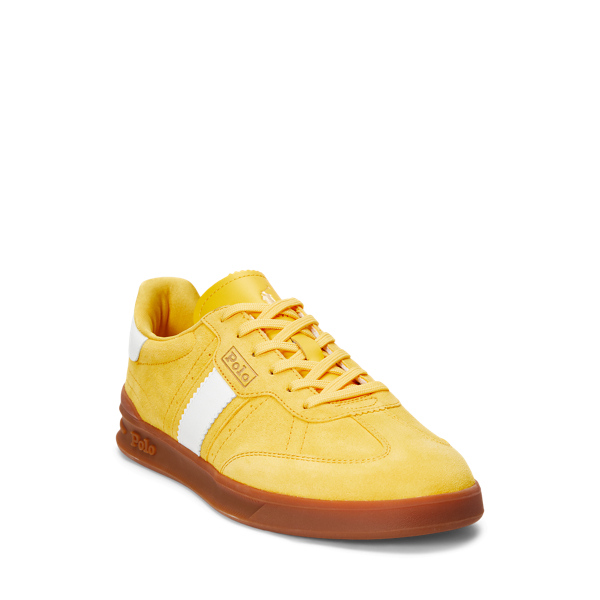 Sneaker Heritage Aera aus Wildleder Polo Sport in Kanariengelb 2