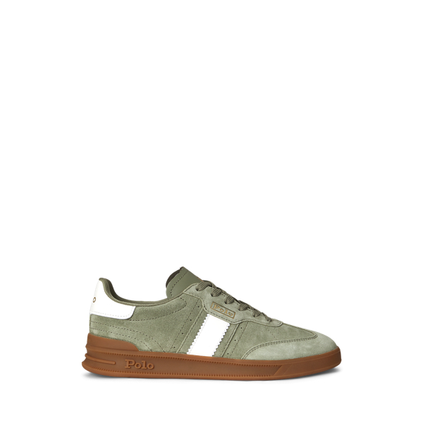★ラルフ ローレン★Heritage Aera Suede Sneakers-24FW★Green Polo Ralph Lauren HERITAGE AERA SUEDE TRAINER - Trainers