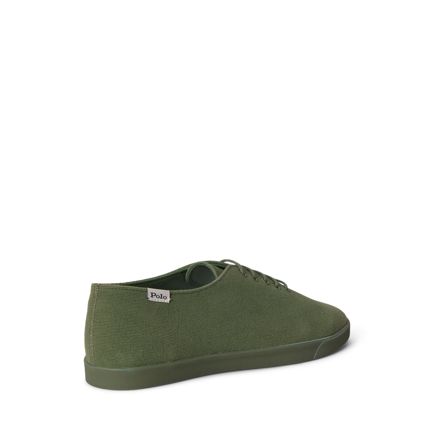 Женские кроссовки Ralph Lauren Cotton Canvas, цвет: Зелёный — фото 2