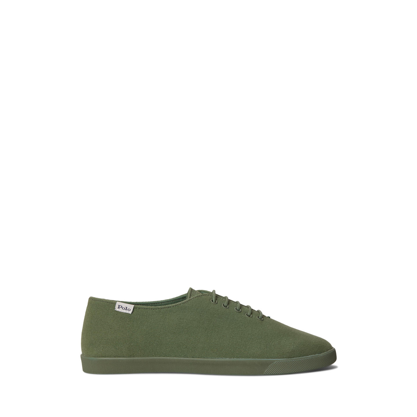 Женские кроссовки Ralph Lauren Cotton Canvas, цвет: Зелёный — фото 4