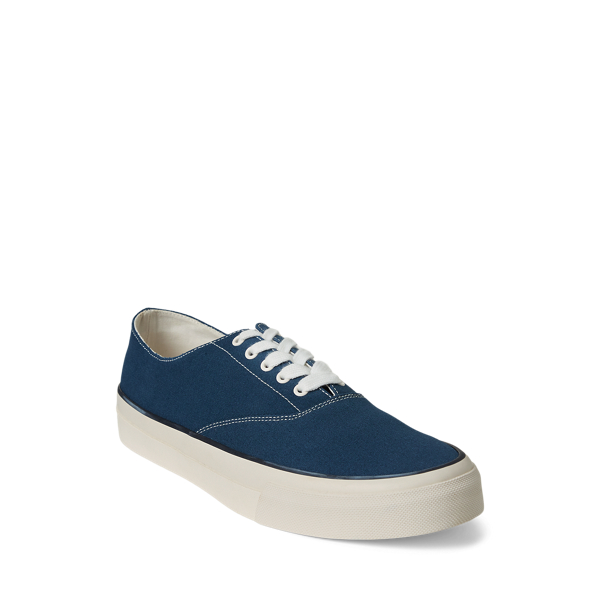 Polo ralph lauren canvas trainers hotsell