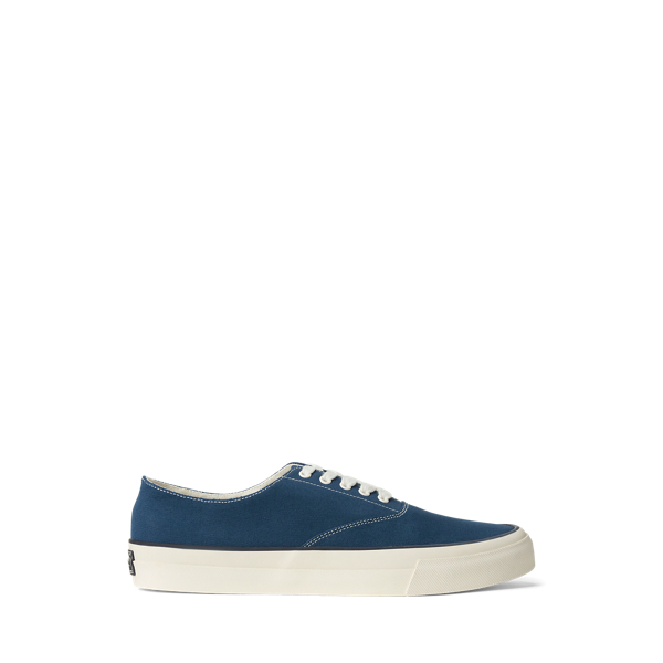 Canvas ralph lauren trainers womens on sale