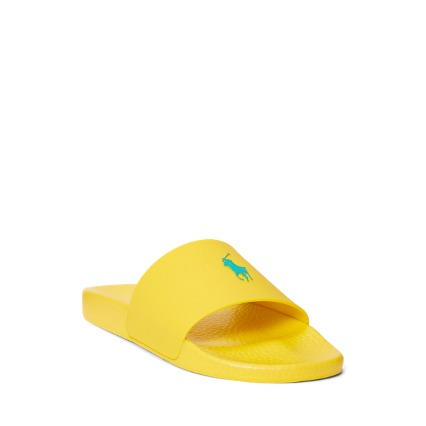 Badesandale mit Big&nbsp;Pony Polo Sport in Kanariengelb 2