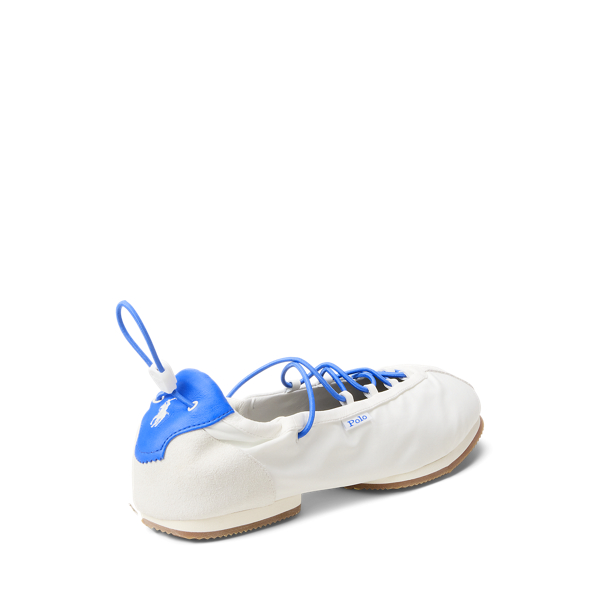 The Nylon Lace-Up Ballerina Sneaker