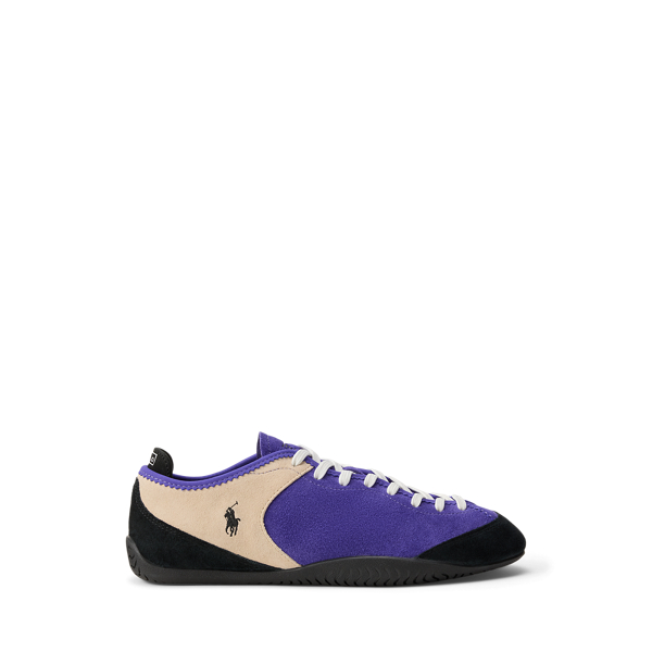 Lib/pnk Snd Paneled Suede Low-Top Sneaker Polo Sport 1