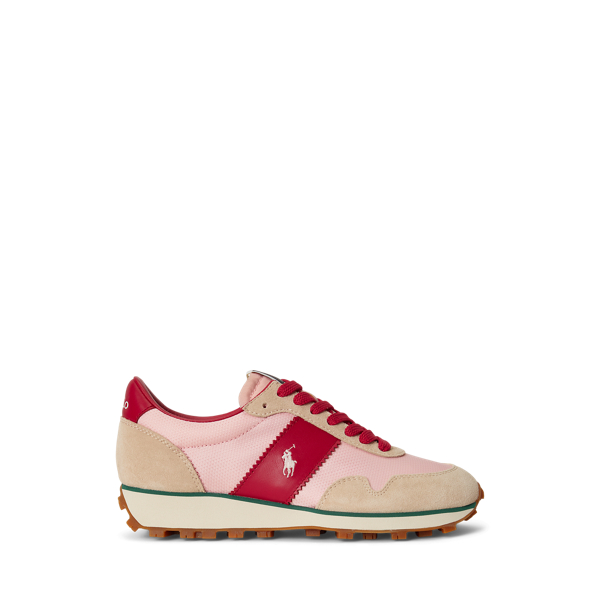 Trail 125 Suede-Mesh Trainer Polo Sport 1
